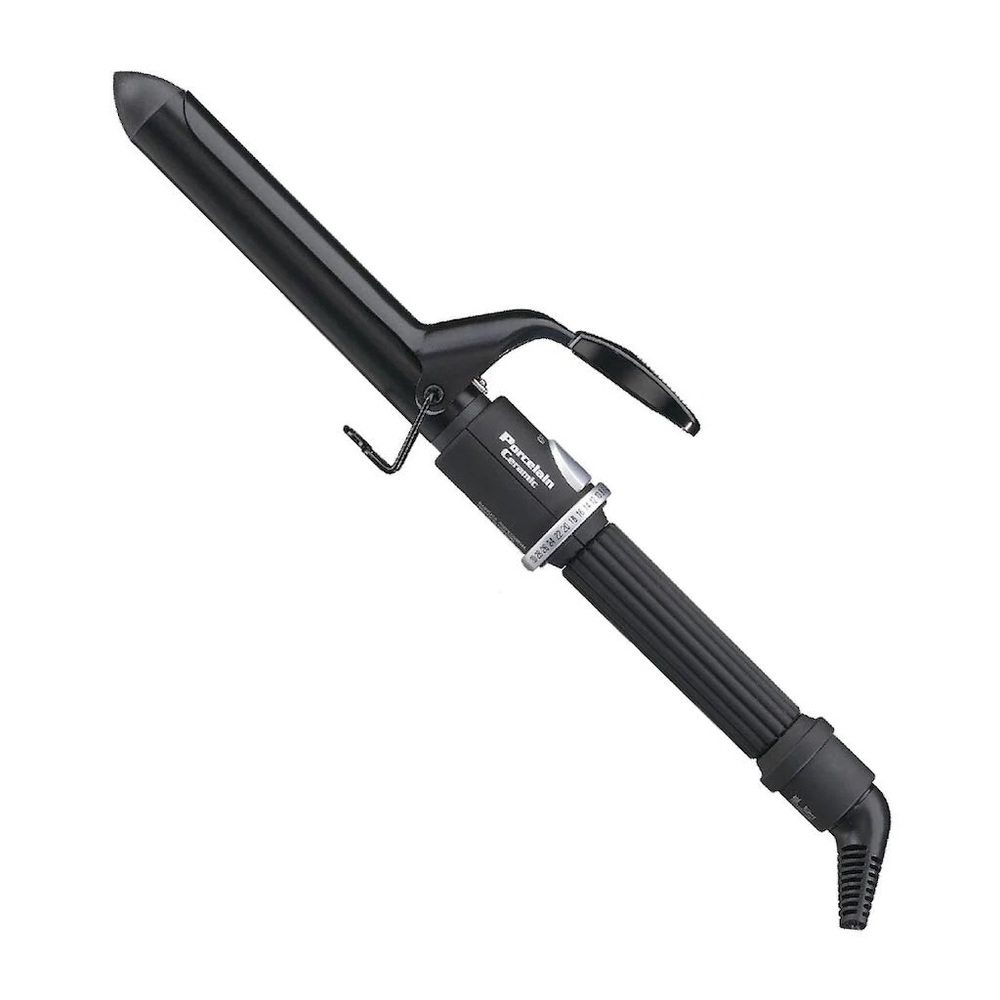 Babyliss pro porcelain ceramic spring curling iron.